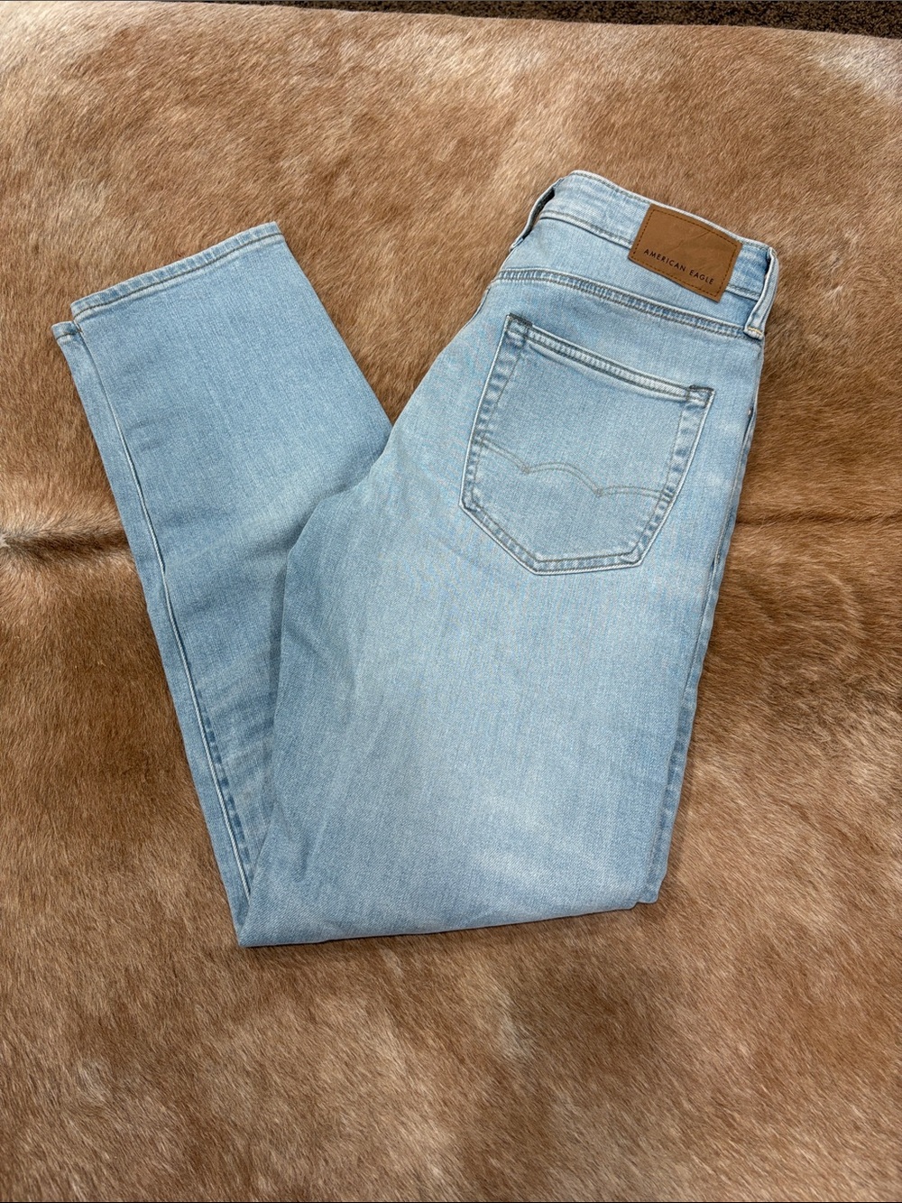 American Eagle Light Blue Slim Straight Jeans 29/32